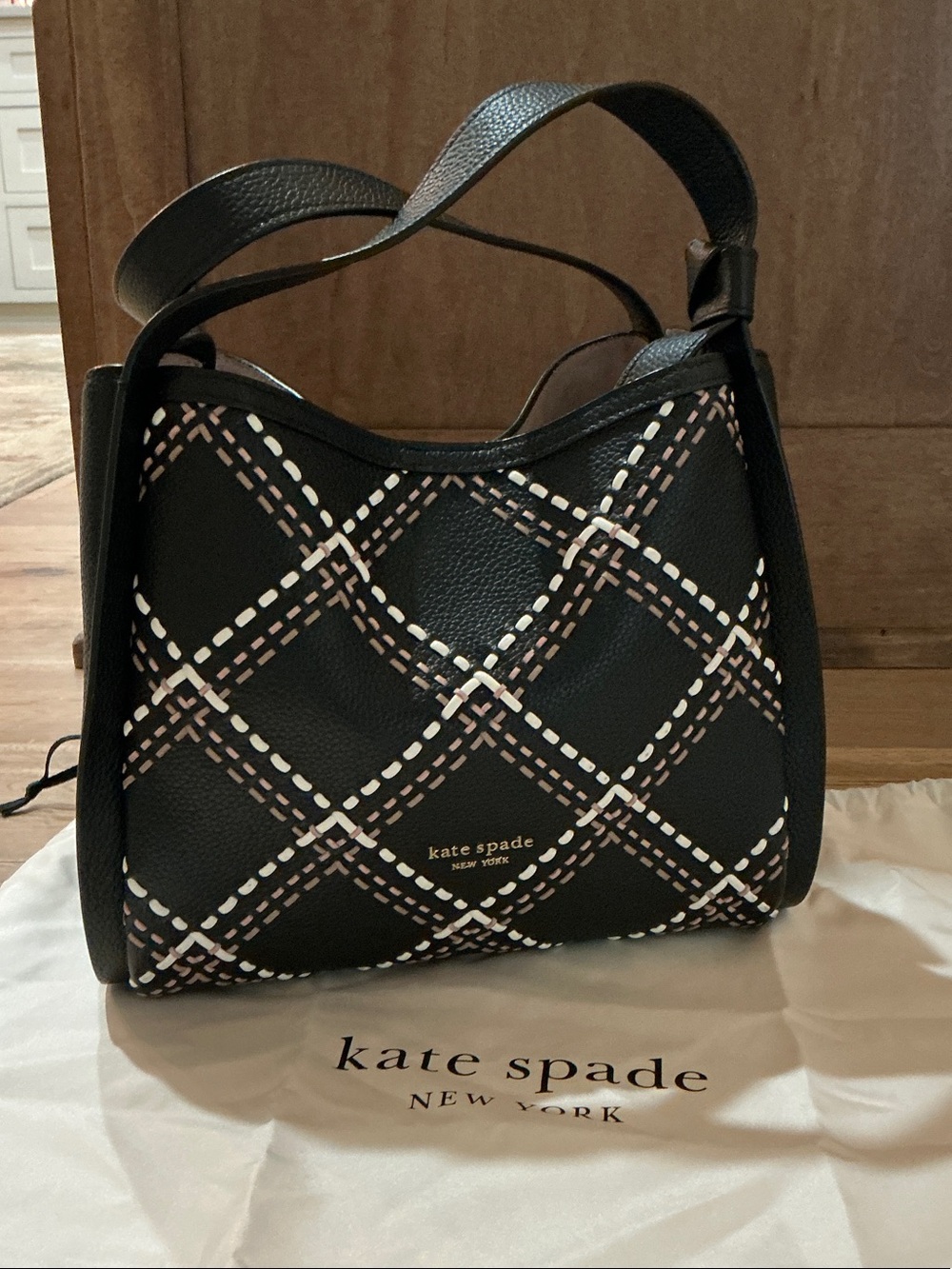 Kate Sape Knott Plaid stitch